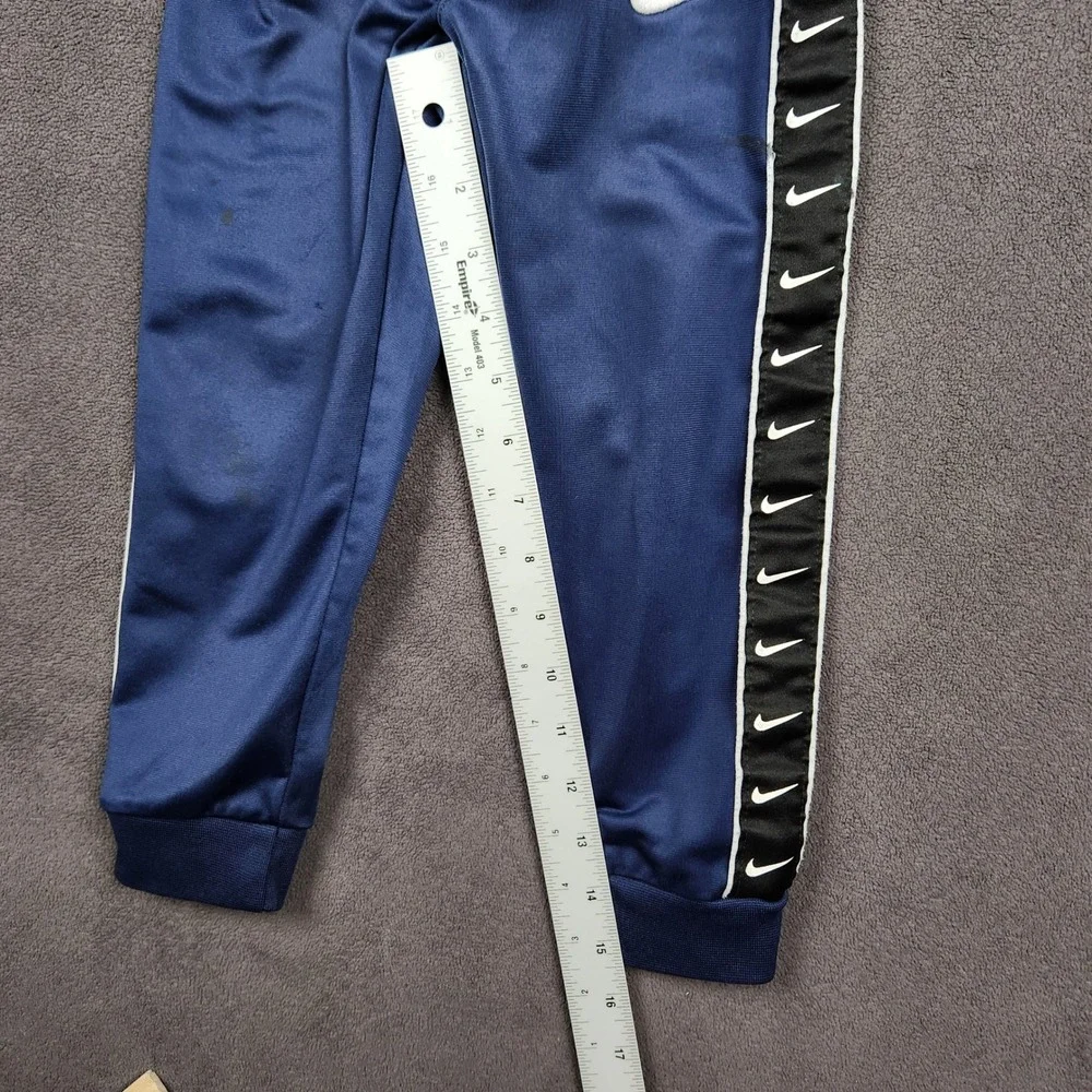 Nike Tracksuit Set Boys 4T Blue Full Zip Jacket Taped Logo Jogger Pants